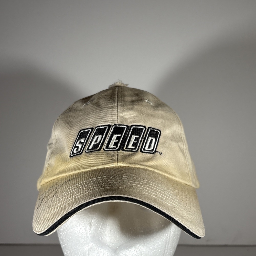 Headmaster inc Speed‎ NASCAR Strap Back Hat w/ AUTOGRAPHS
